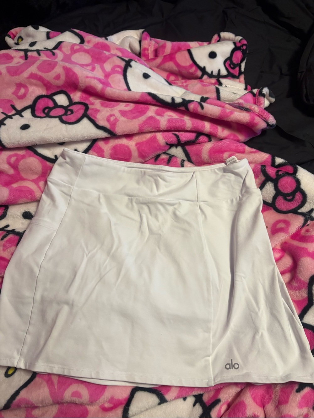 Alo Womens White Athletic Skirt